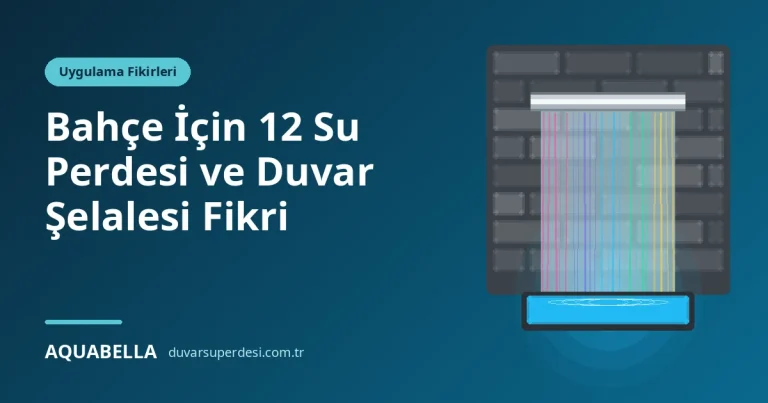 Bahçe İçin 12 Su Perdesi ve Duvar Şelalesi Fikri: Küçük Teraslardan Villa Bahçelerine