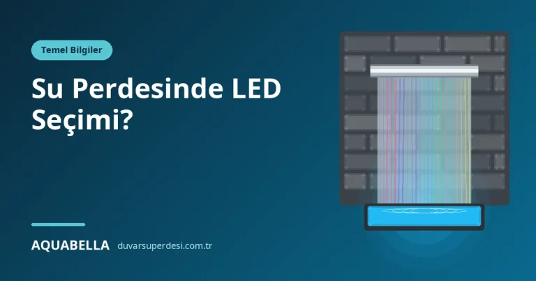 Su Perdesinde LED Seçimi: Tek Renk mi RGB mi?