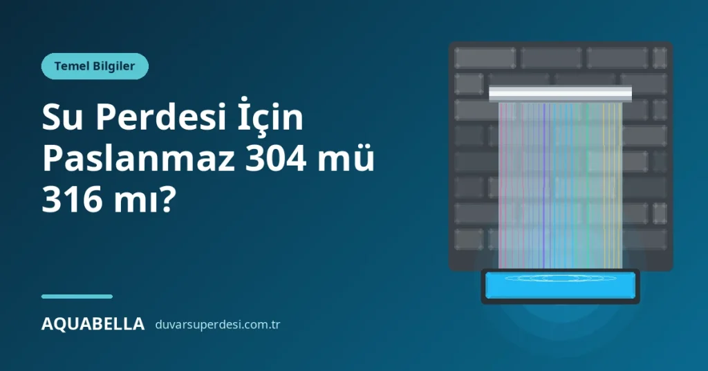 Su Perdesi İçin Paslanmaz 304 mü 316 mı? Havuz, Bahçe ve Deniz Kenarı İçin Malzeme Seçimi